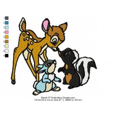 Bambi 07 Embroidery Designs